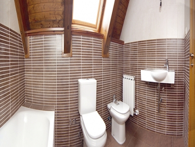 Baño en planta bajo cubierta